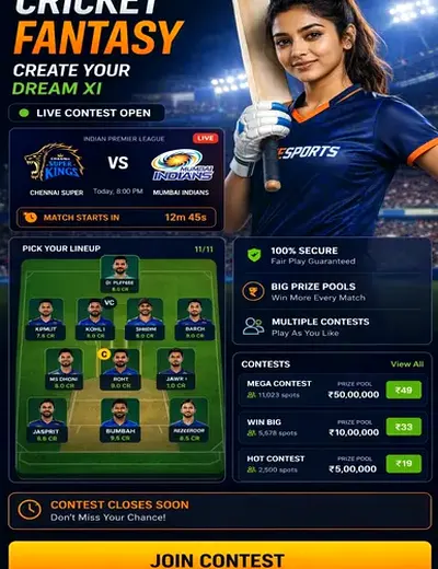 CRIC11 (cric11 apk) fantasy cricket & matchday visual 3